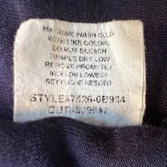 FINAL SALE - LAST CHANCE!  Great Cha Cha Vente Navy Top with 3/4 Sleeve - Picture 9 of 9